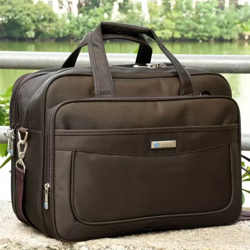 حقيبة رجال الأعمال سعة كبيرة ، 16 "حقيبة كمبيوتر محمول ، حقيبة الكتف رسول الذكور ، حقيبة يد السفر ، والأزياء