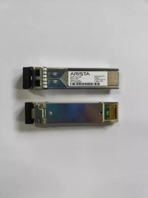 Arista-Módulo óptico do transceptor, interruptor da fibra do SFP 850NM, SFP-1G-SX, XVR-00005-02, 1G