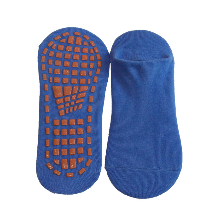 Non-Slip Yoga Socks Anti-Skid Fitness Socks For Pilates Ballet Non-Slip Trampoline Socks For Kids Indoor Sports Cushioning