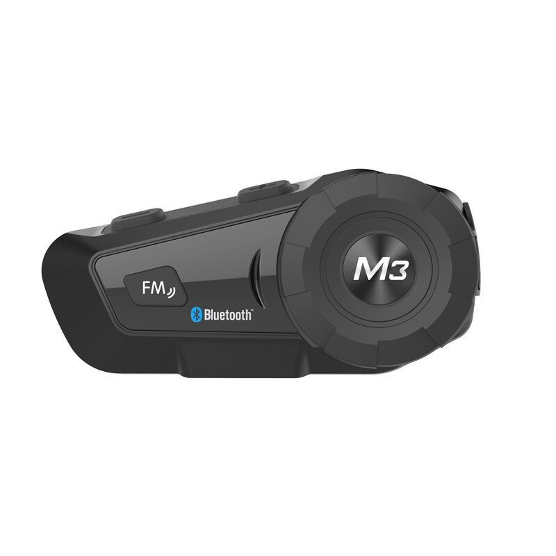 Mornystar-auriculares inalámbricos M3 Plus para casco de motocicleta, cascos con Bluetooth, manos libres, resistentes al agua, reducción de ruido, FM