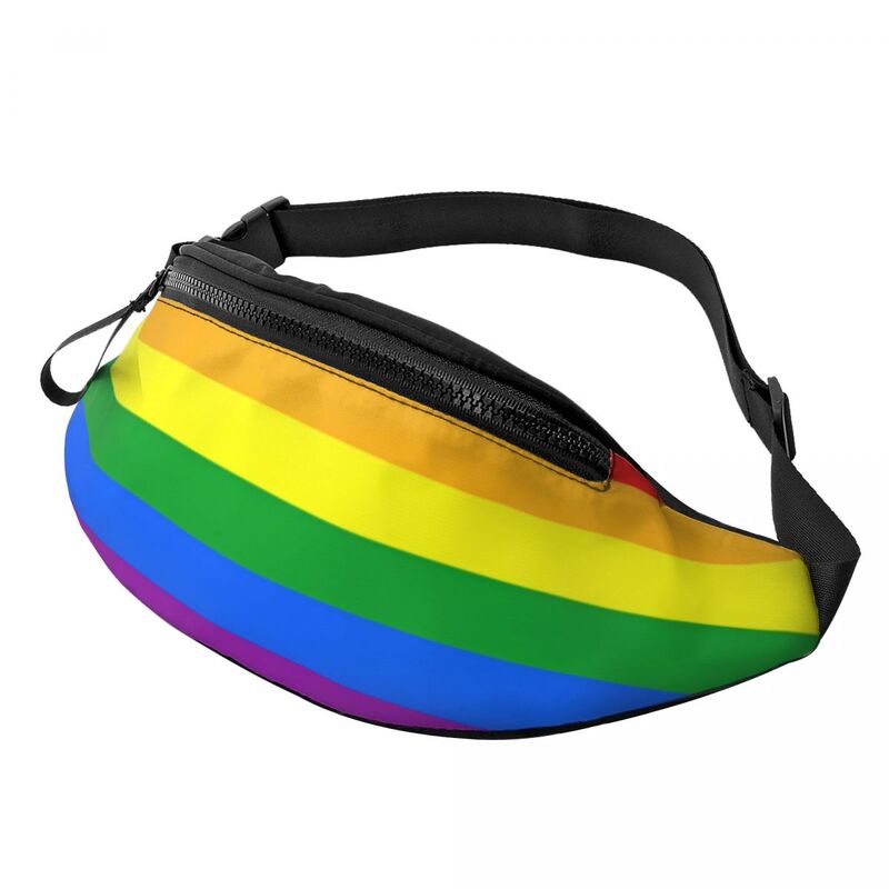 حقائب الخصر المطبوعة LGBT فخر موضة حزام حقائب رجل إمرأة السفر فاني حزمة تصميم الموز حزم