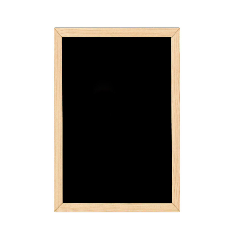 Tableau noir double face avec cadre en bois, artisanat, petit tableau noir, écriture, babillard, décoration de la maison, liste de bricolage