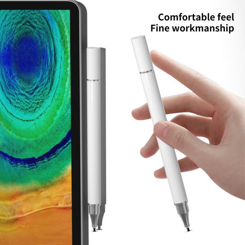Tela de toque conveniente caneta capacitiva universal caneta sensível tablet telefone celular caneta disco capacitivo escrita suave
