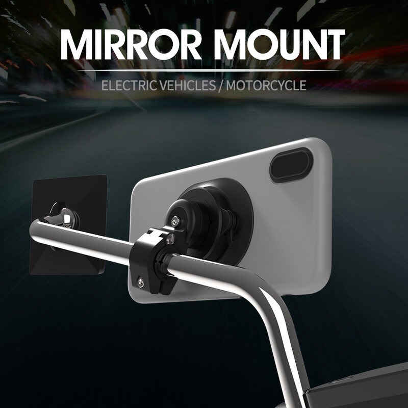 รถจักรยานยนต์ไฟฟ้าผู้ถือโทรศัพท์จักรยานนำทาง GPS กระจกมองหลัง Handlebar Mount สมาร์ทโฟนอะลูมินัมอัลลอยอุปกรณ์เสริมเครื่องมือ