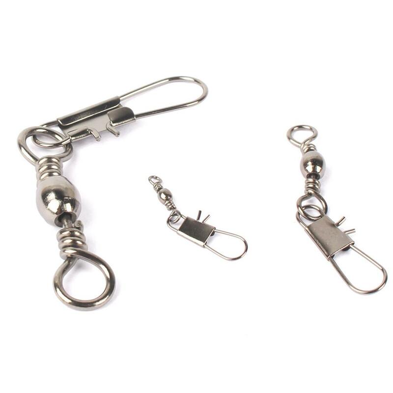 Pin de acero inoxidable para pesca, Conector de anillo en forma de 8, Material fuerte, accesorios de pesca