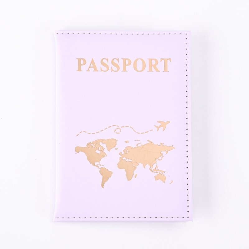 Sarung paspor modis, sarung paspor PU kartu dan pemegang ID, paket paspor multifungsi, sarung pelindung paspor dan perjalanan