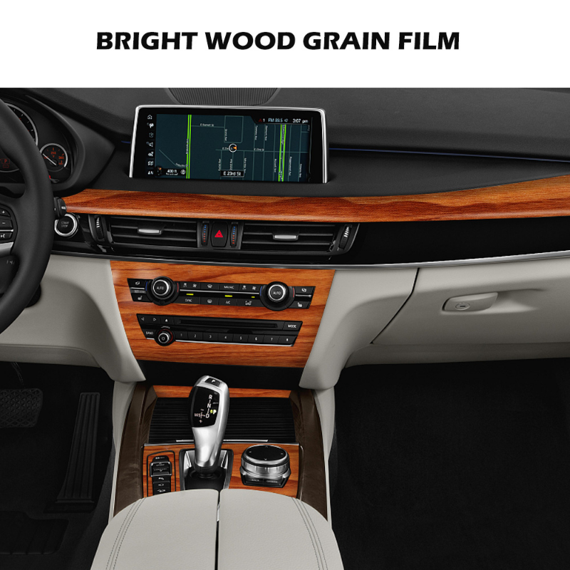 10*100cm grão de madeira adesivos estilo do corpo auto decoração texturizada diy filme interior do carro acessório decoração adesivos decalque envoltório pvc