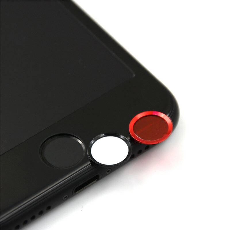 Pegatina protectora para botón de inicio, teclado para IPhone 5s, 5, SE, 4, 6, 6s, 7 Plus, compatible con desbloqueo de huella dactilar, ID de tecla táctil