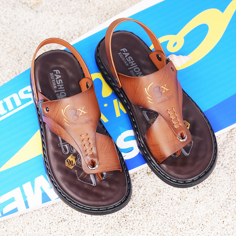 2024 sandal pria sol lembut sepatu pantai antiselip pria musim panas sandal kasual Flip Flop baru sandal jaket Daiwa 슬vy퍼