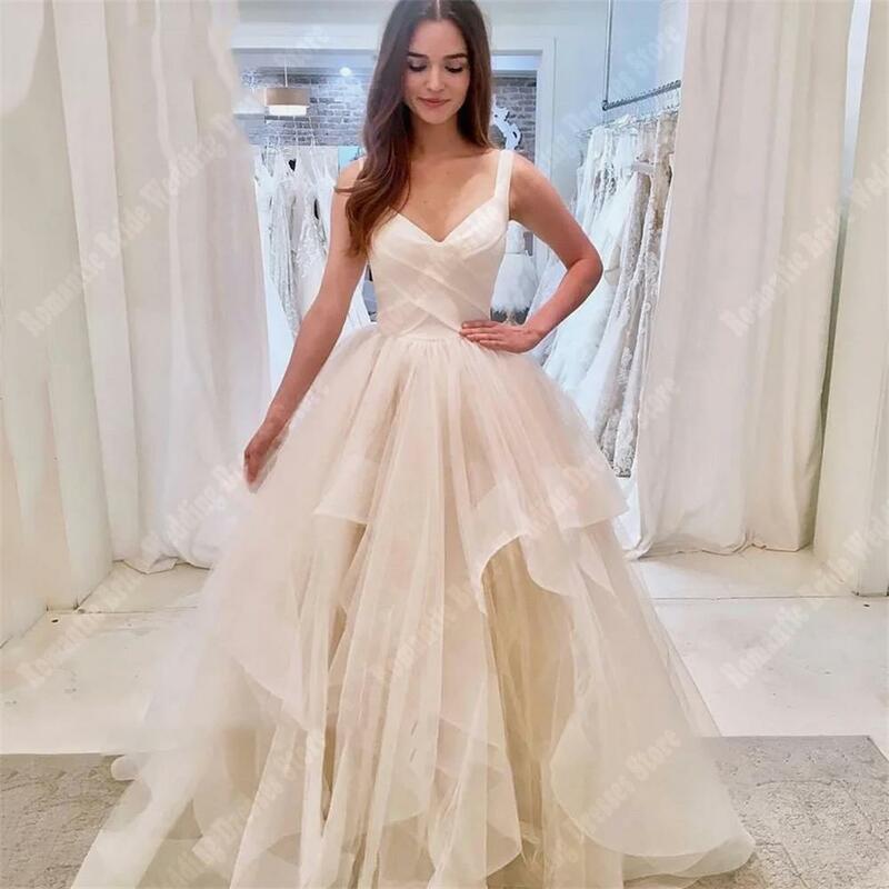 Женское блестящее свадебное платье It's yiiya, белое блестящее платье с V-образным вырезом и пушистым подолом на лето 2024