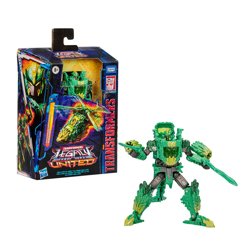 Hasbro figura de acción Original Transformers Legacy United Deluxe Shard, modelo de juguete, regalos de cumpleaños, 12cm, en Stock