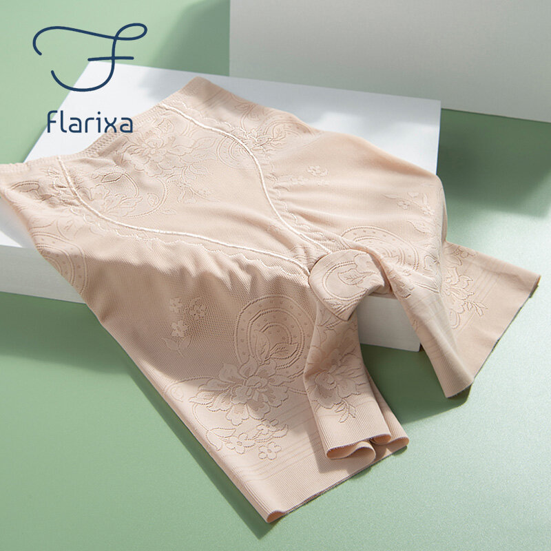 Flarixa ผ้าไหมน้ำแข็งไร้รอยต่อสตรีกางเกงขาสั้น Plus ขนาดป้องกันกางเกงขาสั้นภายใต้กระโปรงยืดกางเกงความปลอดภัยกางเกง3XL