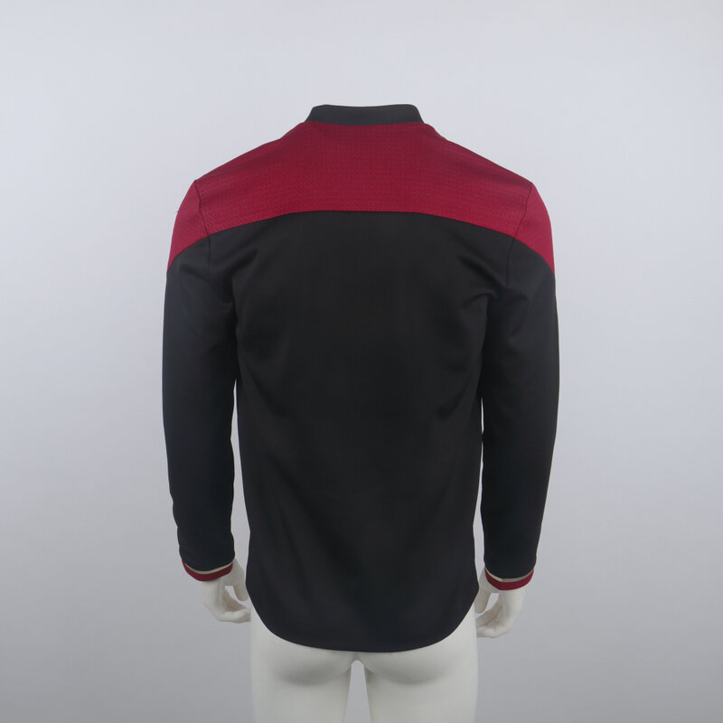 ชุดคอสเพลย์สำหรับ Picard 3แจ็คเก็ตเดรสสีแดงกัปตันพลเรือเอกเสื้อยูนิฟอร์มชุดอุปกรณ์เสริมปาร์ตี้ฮาโลวีน