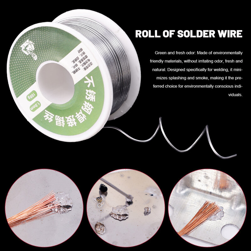 20-100g Easy Melt Solder Wires High Purity Mixed Tin Rosin Core Stainless Steel Copper Iron Low Temperature Weld Repairing Tools
