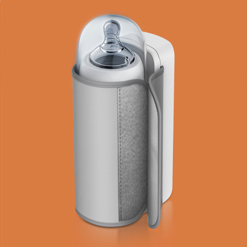 Portable Automatic Constant Temperature Milk Heater No Water Heater Constant Temperature Milk Bottle Insulation Sleeve Charging
