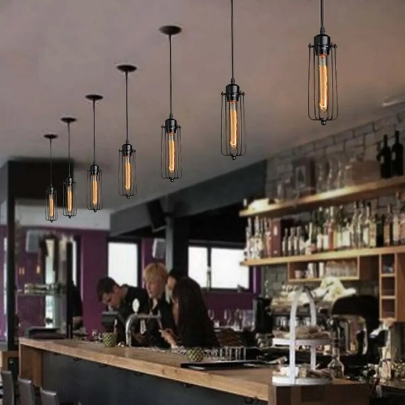 빈티지 펜던트 조명 산업용 샹들리에, 미국 레트로 핸드 램프, 레스토랑 커피 거실 실내 홈 장식 조명