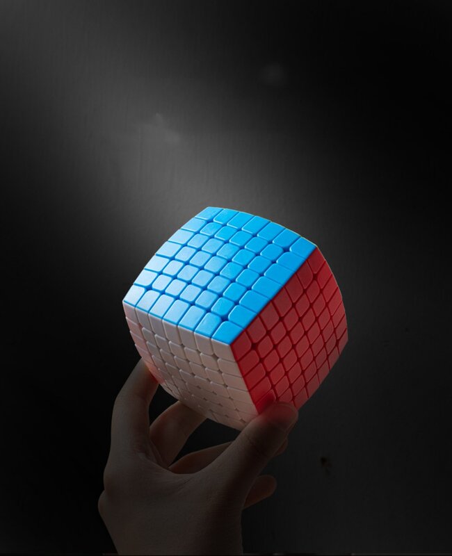 ShengShou Mr.M 마그네틱 매직 큐브 베개, 7x7 스피드 큐브, Mr.M 마그네틱 큐브, Magico 퍼즐 장난감 선물, 6x6x6, 7x7x7