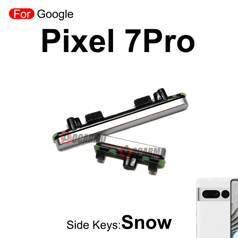 Piezas de repuesto para Google Pixel 7 7Pro Pro, botones laterales, botones de volumen de encendido