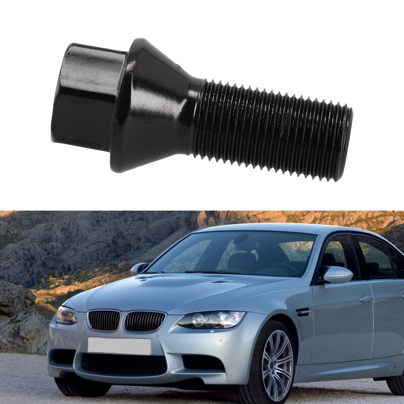 High Quality Practical Durable Truck Lug Bolt Wheel 1 PC 36136781151 Black Car Accessories For BMW Parts Steel