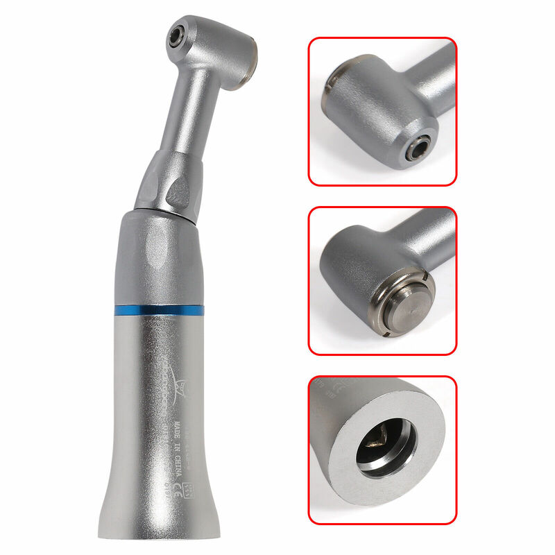 Dental Fiber Optic LED Light E-generator High Speed / Slow Low Speed Contra Angle Straight Air Motor Handpiece 2/4Hole NSK Style
