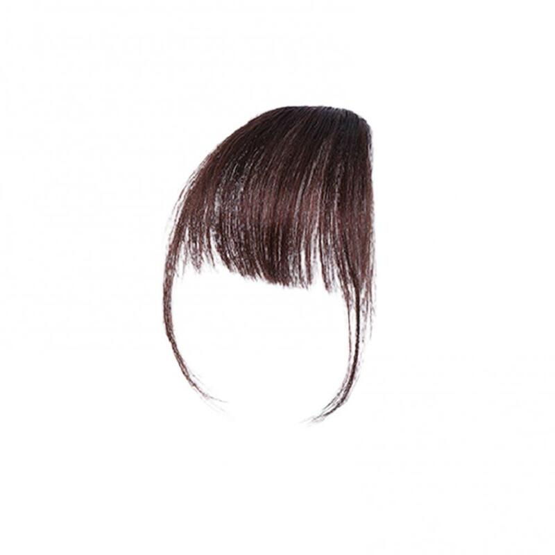 Fake Air Bangs strumenti per lo Styling dei capelli Clip-In Extension capelli sintetici frangia finta naturale falso parrucchino donna Clip In frangia