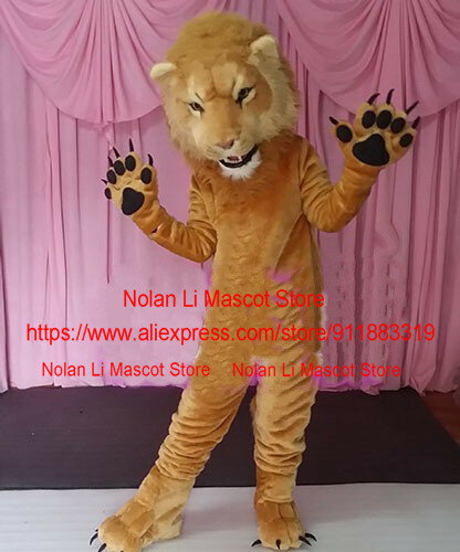 Nieuw Ontwerp Mannelijke Leeuw Mascotte Kostuum Cartoon Set Rollenspel Volwassen Game Advertentie Carnaval Kerst Halloween Cadeau 372