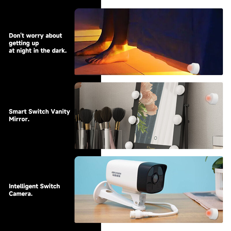 Tuya Zigbee Human Motion Sensor Smart Home Mini PIR Motion Sensor Infrared Detector Security Smart Life Works With Alexa Gateway