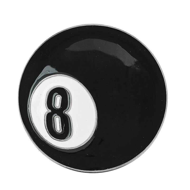 Черная металлическая пряжка для ремня Snooker бильярдный номер 8 Мужская одежда орнамент Аксессуары Сделай Сам в Западном ковбойском стиле рок пряжка для ремня