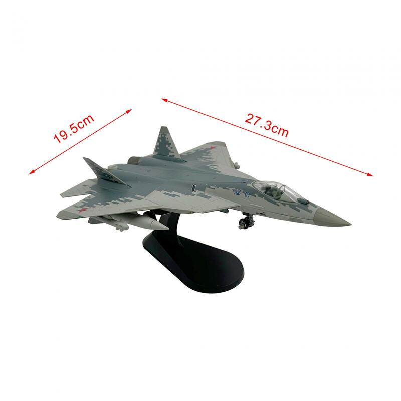 Airplane Model SU-57 Diecast Model for Boy Gift Collection and Gift