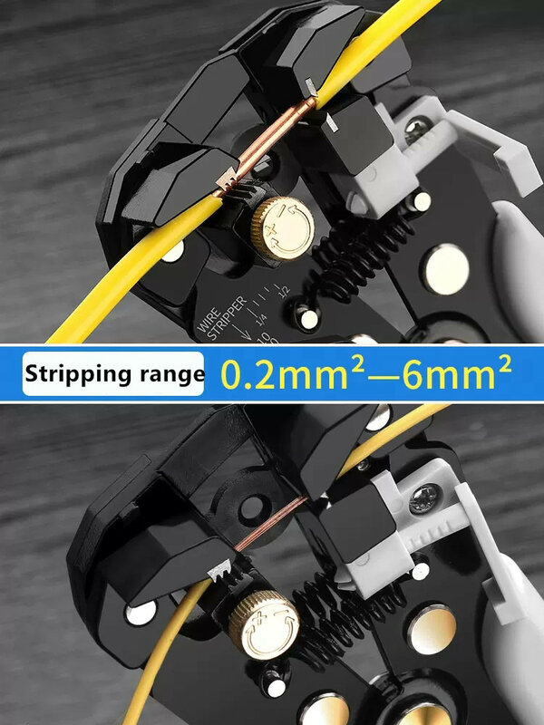 Automatic Wire Stripper เครื่องมือพิเศษสำหรับช่างไฟฟ้า Multifunctional เครื่องมือเชื่อมต่อ Plier คีมตัด