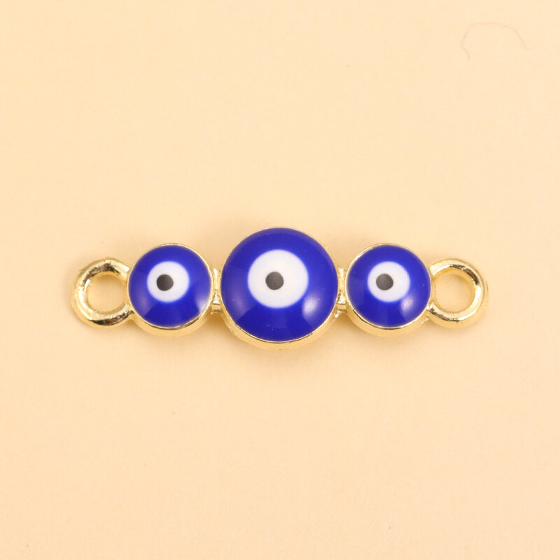 Trend ige 10pcs gemischte türkische glückliche blaue Augen Charme Schmetterling Auge Herzform Anhänger für DIY Armband Ohrringe Schmuck herstellung