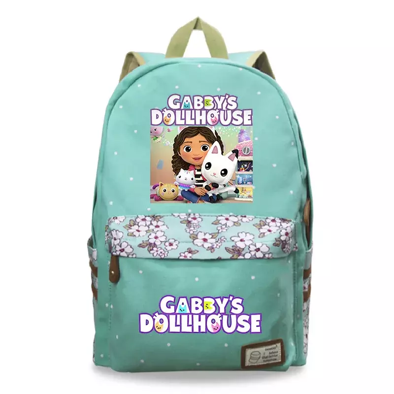 Вместительный рюкзак для кукольного домика Gabby, школьный ранец для девочек-подростков, дорожные рюкзаки, мультяшный Модный женский рюкзак