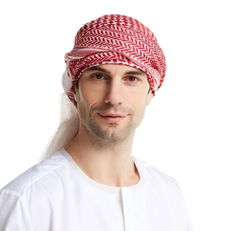 Arabski szalik pustynny, miękki i wygodny, odpowiedni do uprawiania turystyki pieszej, biwakowej i rowerowej Uniwersalny szalik