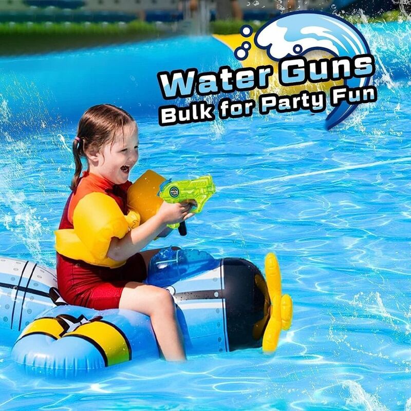 Pistola de agua duradera y reutilizable para niños, juguete para Baby Shower, juego de agua, plástico, Playa