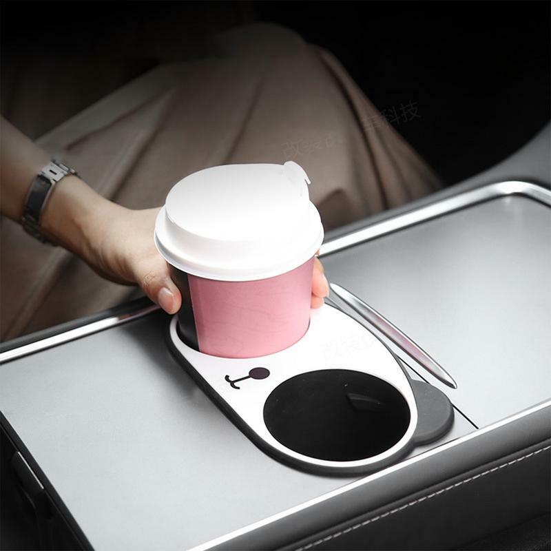Cup Holder For Center Console Non-Slip Drink Spill Holder Central Control Panda Style Non-Slip Drink Cup Holder
