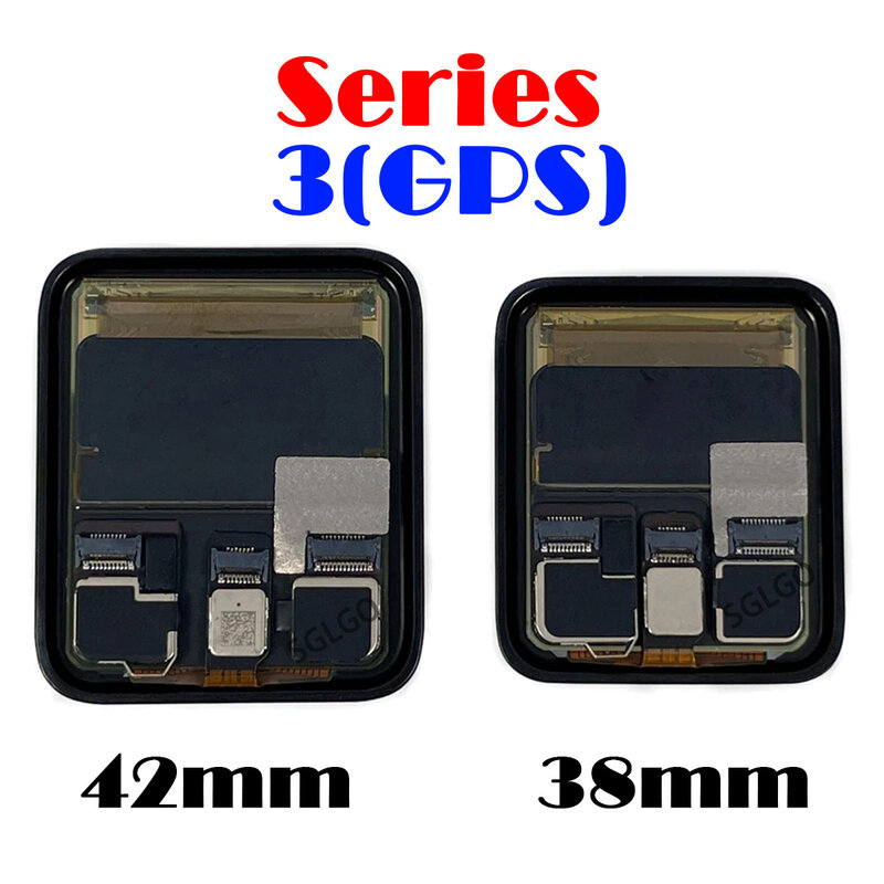 OLED Display Digitizer Assembly Substituição, Tela de Toque LCD, Apple Watch Series 1, 2, 3, 4, 5, 6