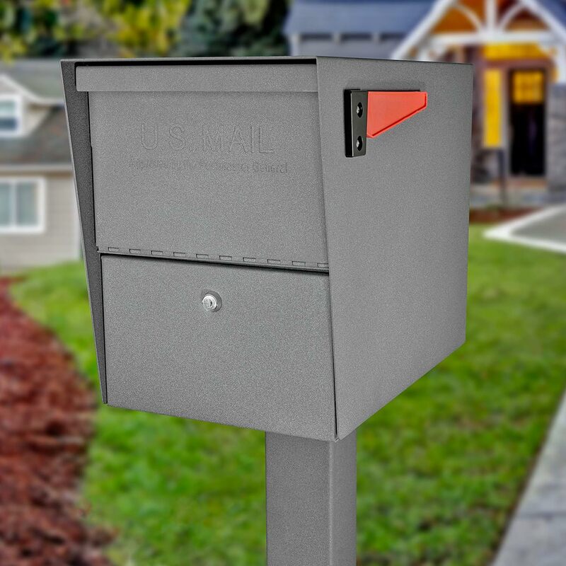 7205 посылка Master безопасный почтовый ящик с боковой блокировкой | Гранит 21,5x12x16,5 дюйма