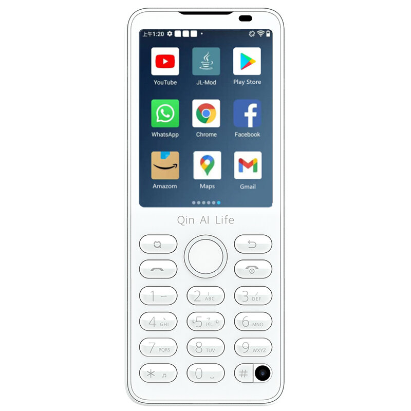 Google Play Store Ponsel Layar Sentuh Pintar Qin F21 Pro Baru 2.8 Inci 3GB + 32GB / 4GB 64GB Bluetooth 5.0