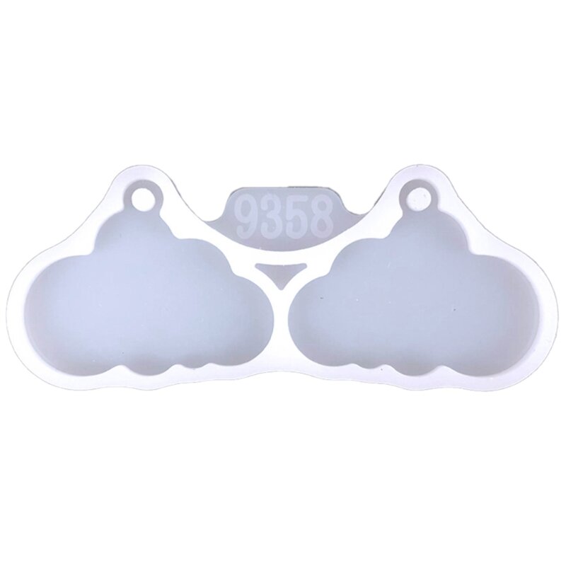 Boucles d'oreilles pendentif décoration petit bol à poisson nuages ​​miroir irrégulier moule en Silicone livraison directe