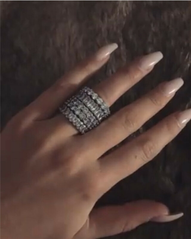 2020 Eternity Promise ring 925 sterling silver zircone fidanzamento fedi nuziali anelli per donna uomo Finger Party Jewelry