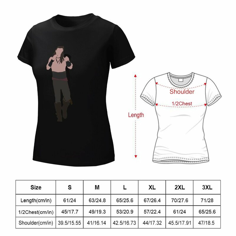 T-shirt Anime pour femmes, Économie unis, Vêtements kawaii, Esthétique, Noir, S64.