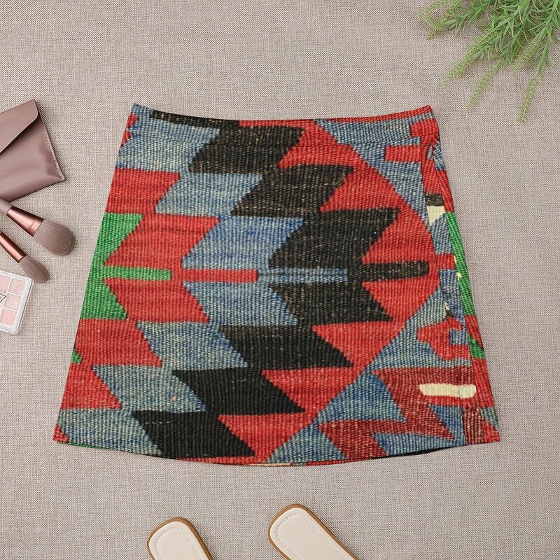 Decoratieve Esme Kilim, Navaho Weave, Geweven Textiel, Persian Tapijt Mini Rok Dames Rok Zomer Jurk Vrouwen 2023 Koreaanse Rok