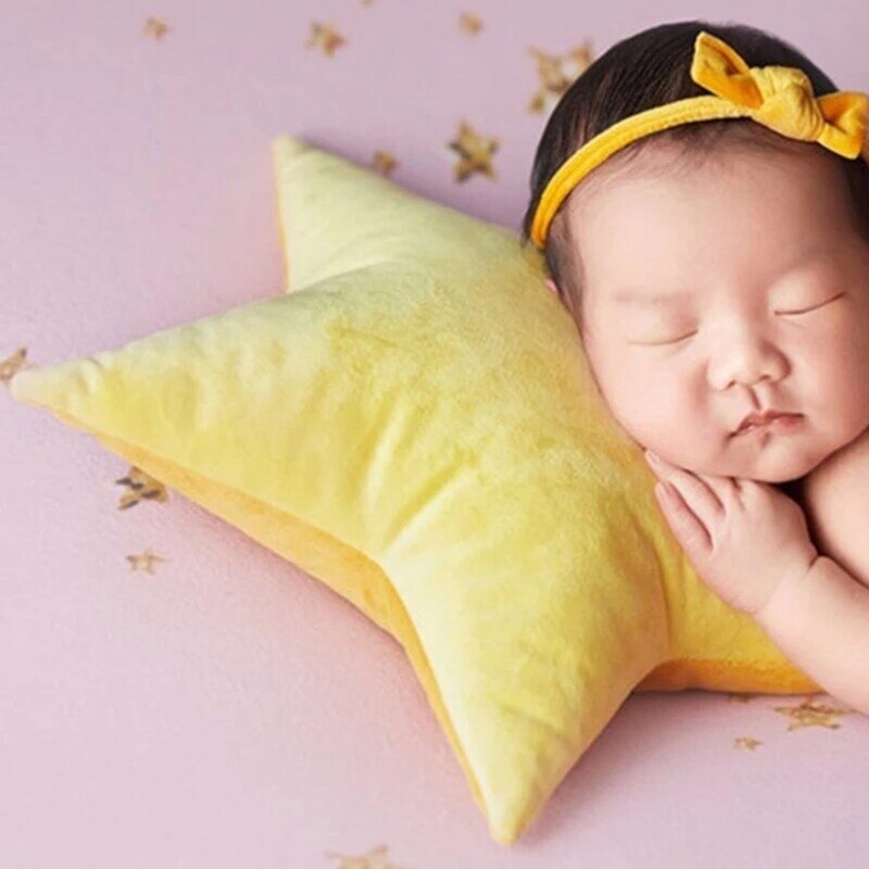 3 pièces nouveau-né bébé photographie accessoire étoile oreiller chapeau coeur pour garçons filles