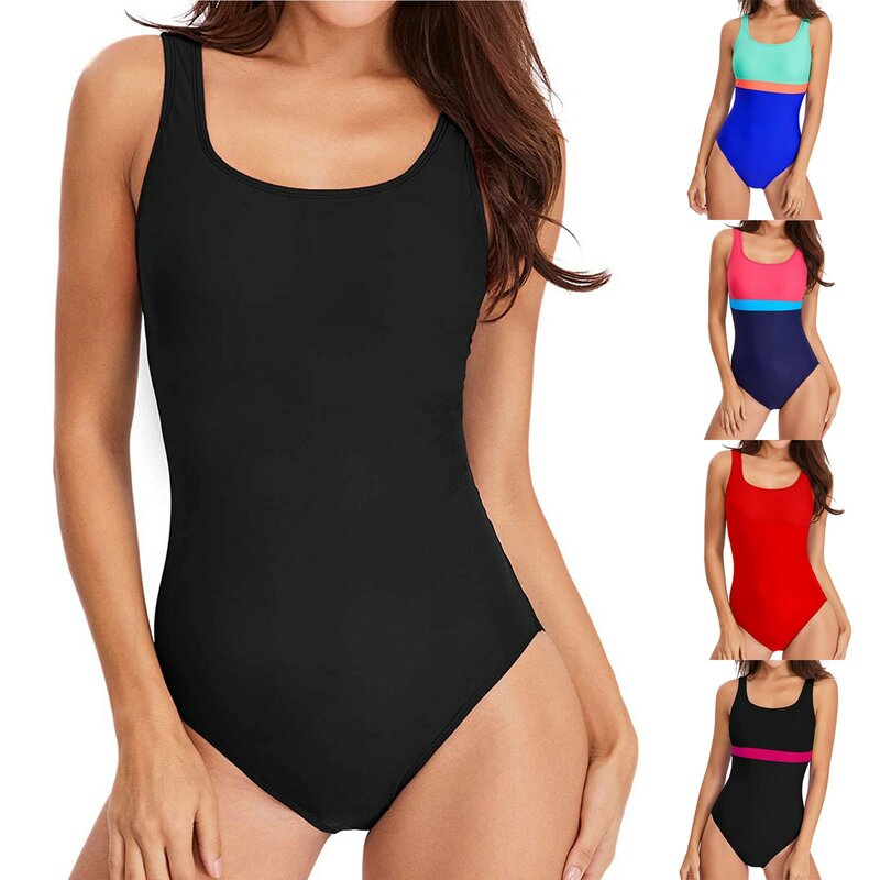 2024 Badeanzug Frauen ein Stück sexy Dame Bade bekleidung weiblich Push-up Bodysuit Bikini Badeanzug Sport Sommer Schwimmen