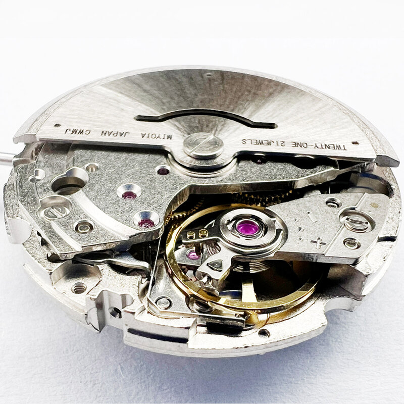 Miyota 8215 gerakan jam tangan mekanis otomatis, suku cadang alat perbaikan jendela tanggal 21 permata Aksesori jam tangan pengganti