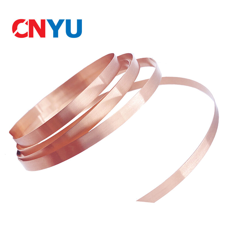 1 Meters 0.15/0.2mm Pure Copper Strip Strap For 18650 21700 Lithium Battery Connection Welder 0.15*10mm Copper Strip Welding