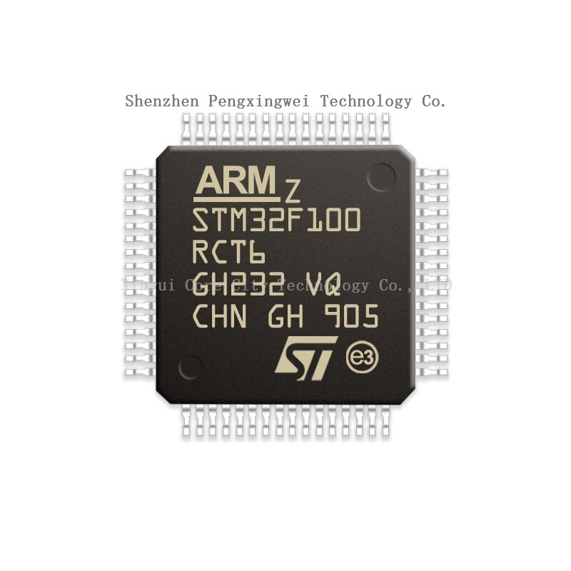 STM32F100RCT6B STM STM32 STM32F STM32F100 RCT6 STM32F100RCT6BTR 100% microcontrolador de LQFP-64 inalámbrico (MCU/MPU/SOC) CPU