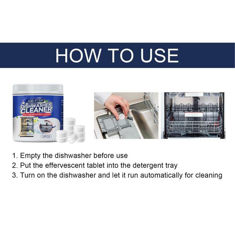 Desodorizador de eliminación de suciedad y aceite, elimina la acumulación de Limescale y el olor, limpiador de lavavajillas, fuerte eliminación de manchas de aceite para lavavajillas