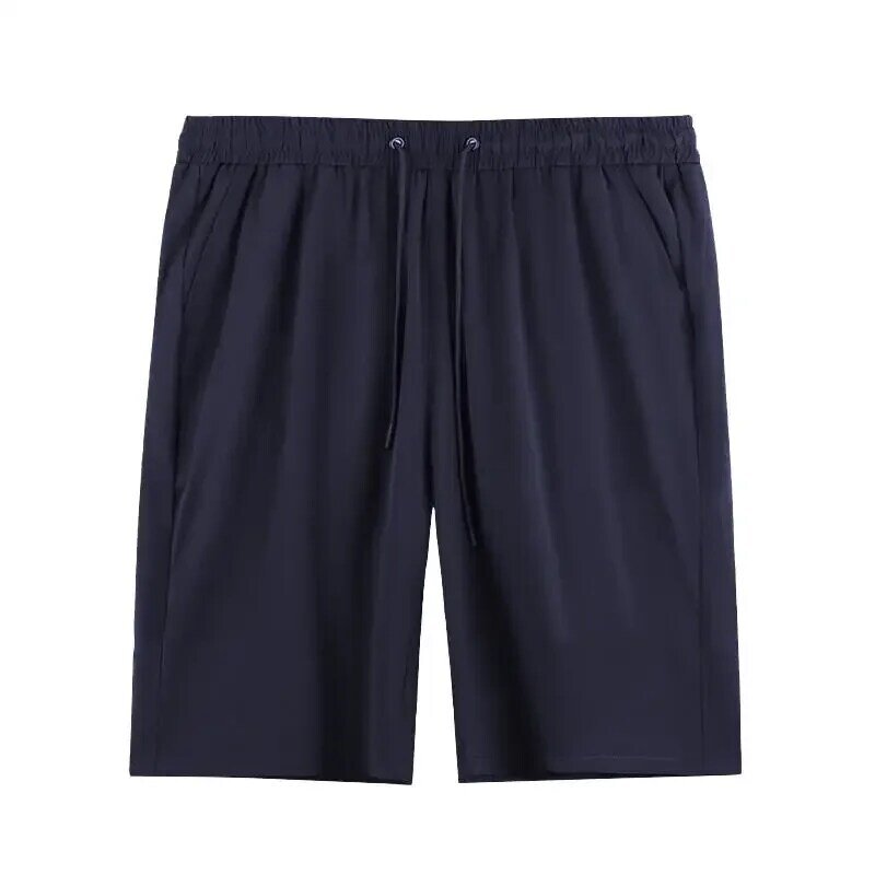 Pantalones cortos grandes para hombre, capris deportivos informales, sueltos y finos, de verano