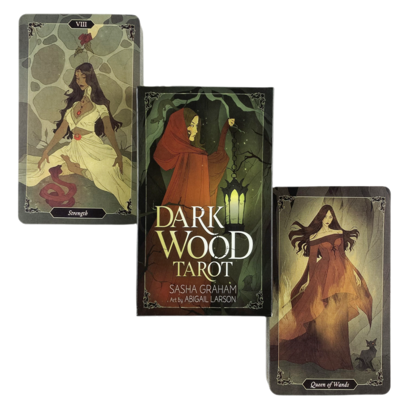 Madeira escura Tarot Cartões Deck Natal Oráculo Inglês Visões Edição Adivinhação Borad Jogar Jogos